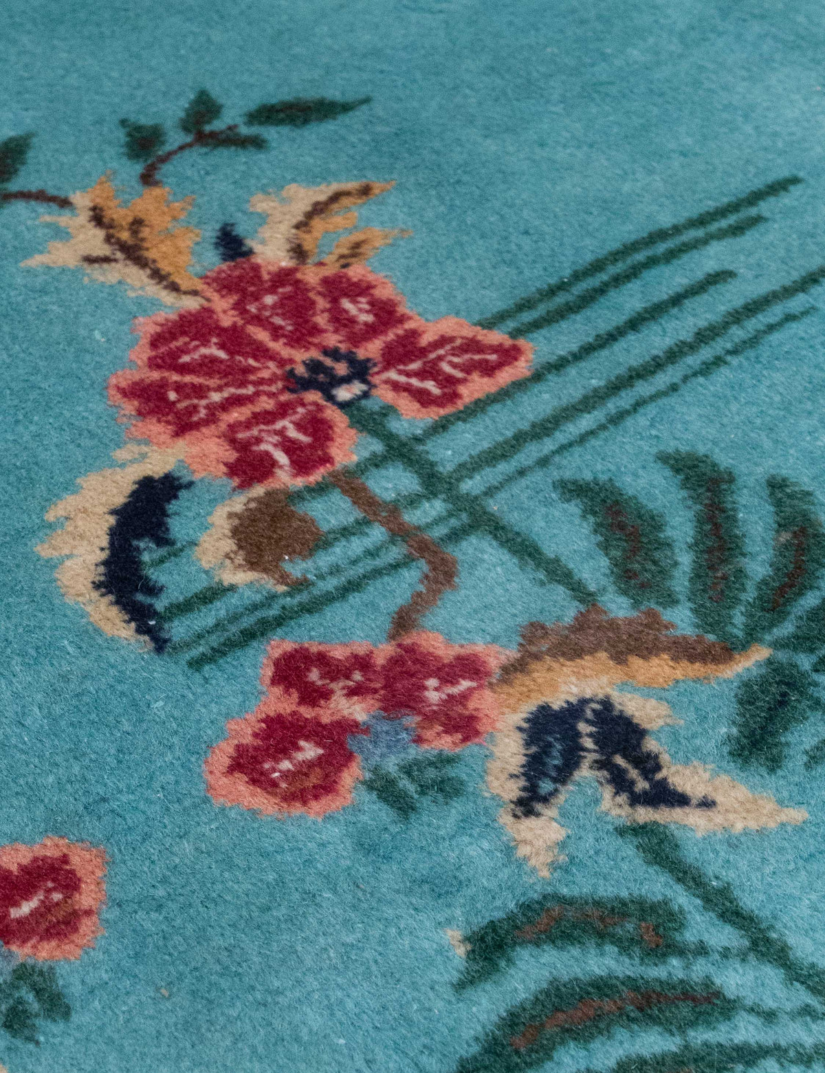 Vintage Turkish Hand-Knotted Wool Rug No. 604, 6'10" x 10'2"