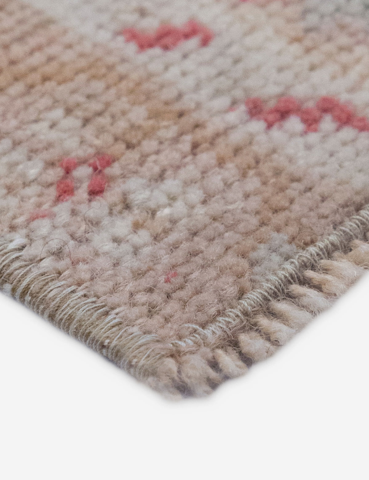 Vintage Turkish Hand-Knotted Wool Mini Rug No. 309, 1'7" x 3'
