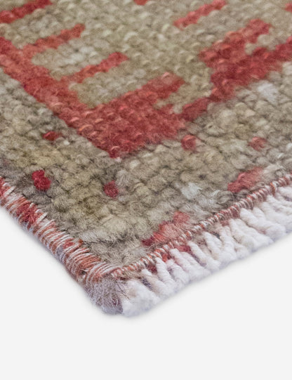 Vintage Turkish Hand-Knotted Wool Mini Rug No. 310, 1'6" x 2'11"