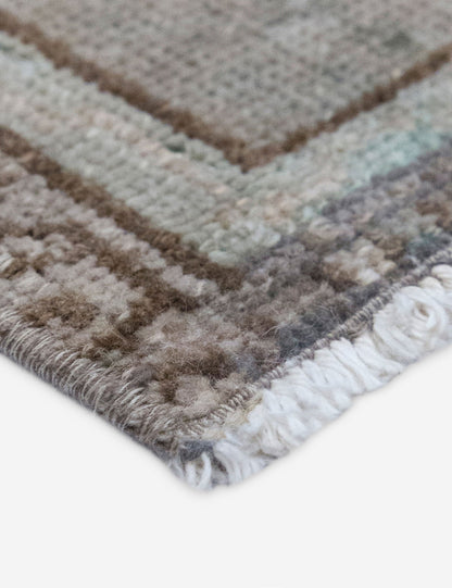 Vintage Turkish Hand-Knotted Wool Mini Rug No. 311, 1'5" x 3'1"
