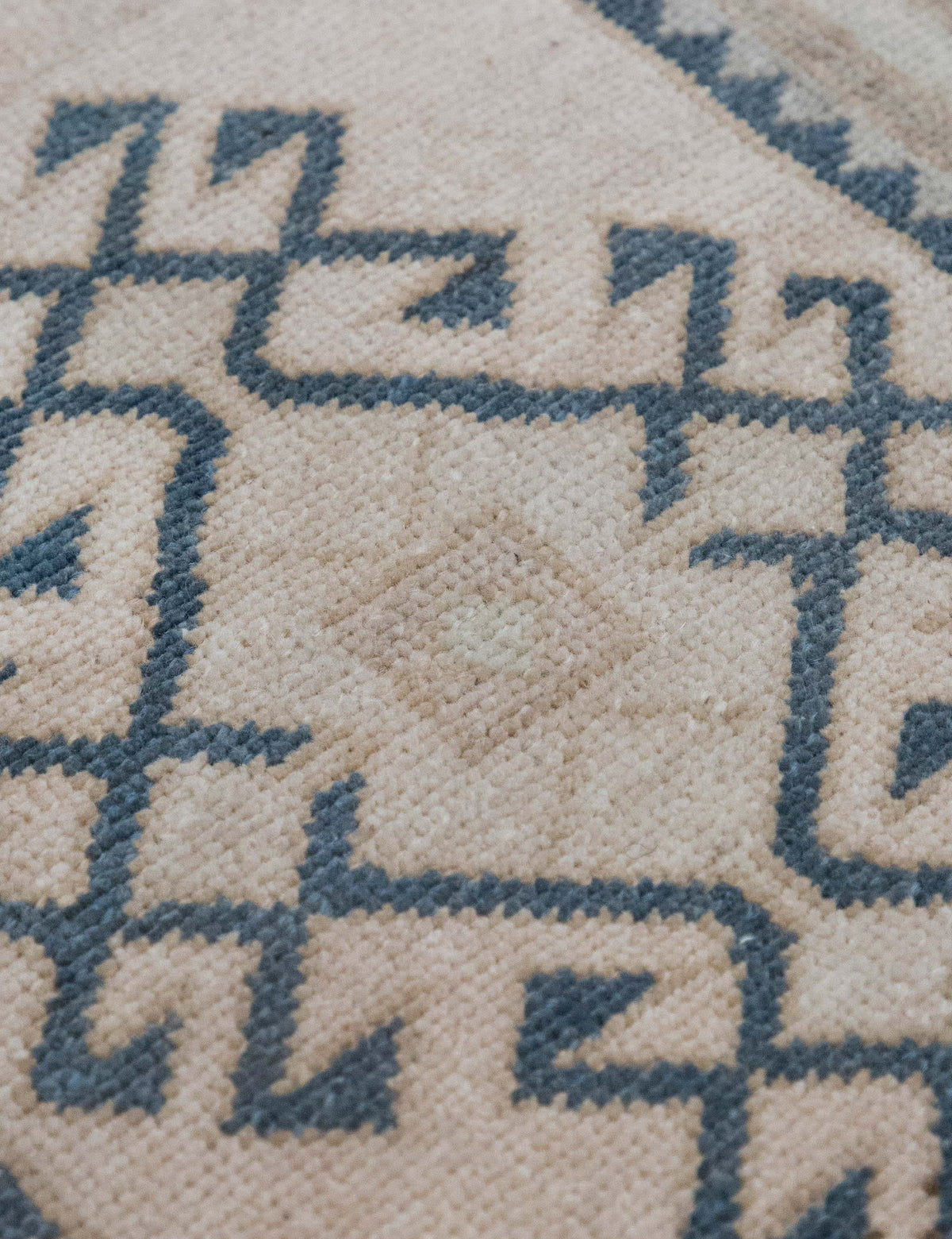 Vintage Turkish Hand-Knotted Wool Mini Rug No. 311, 1'5" x 3'1"