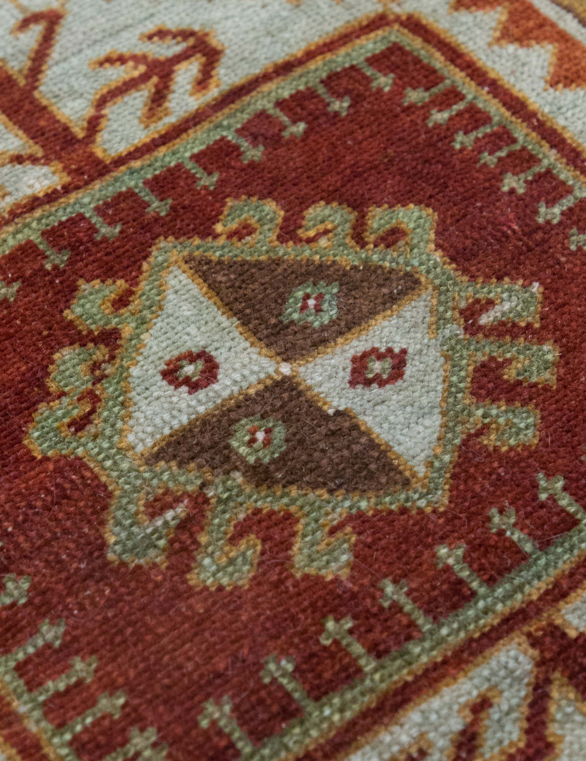 Vintage Turkish Hand-Knotted Wool Mini Rug No. 315, 1'9" x 2'7"