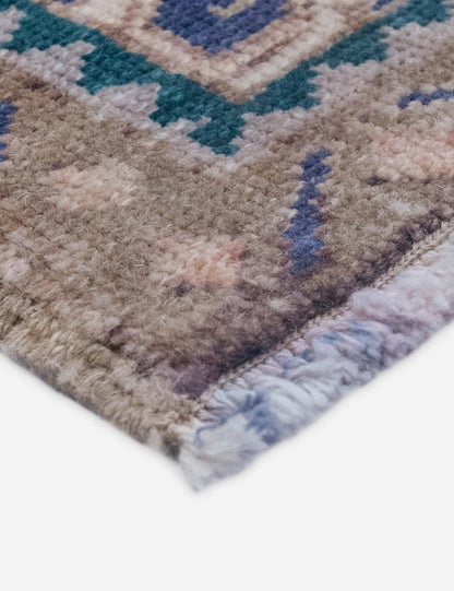 Vintage Turkish Hand-Knotted Wool Mini Rug No. 316, 1'9" x 2'9"