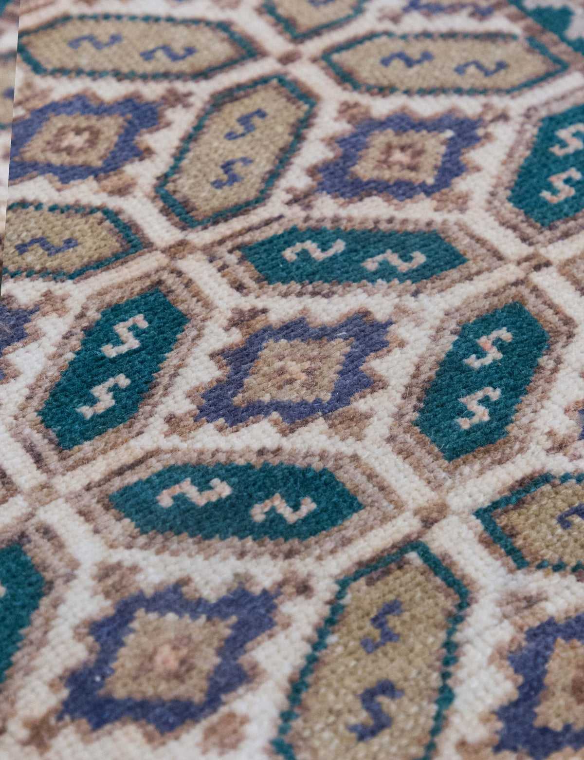 Vintage Turkish Hand-Knotted Wool Mini Rug No. 316, 1'9" x 2'9"