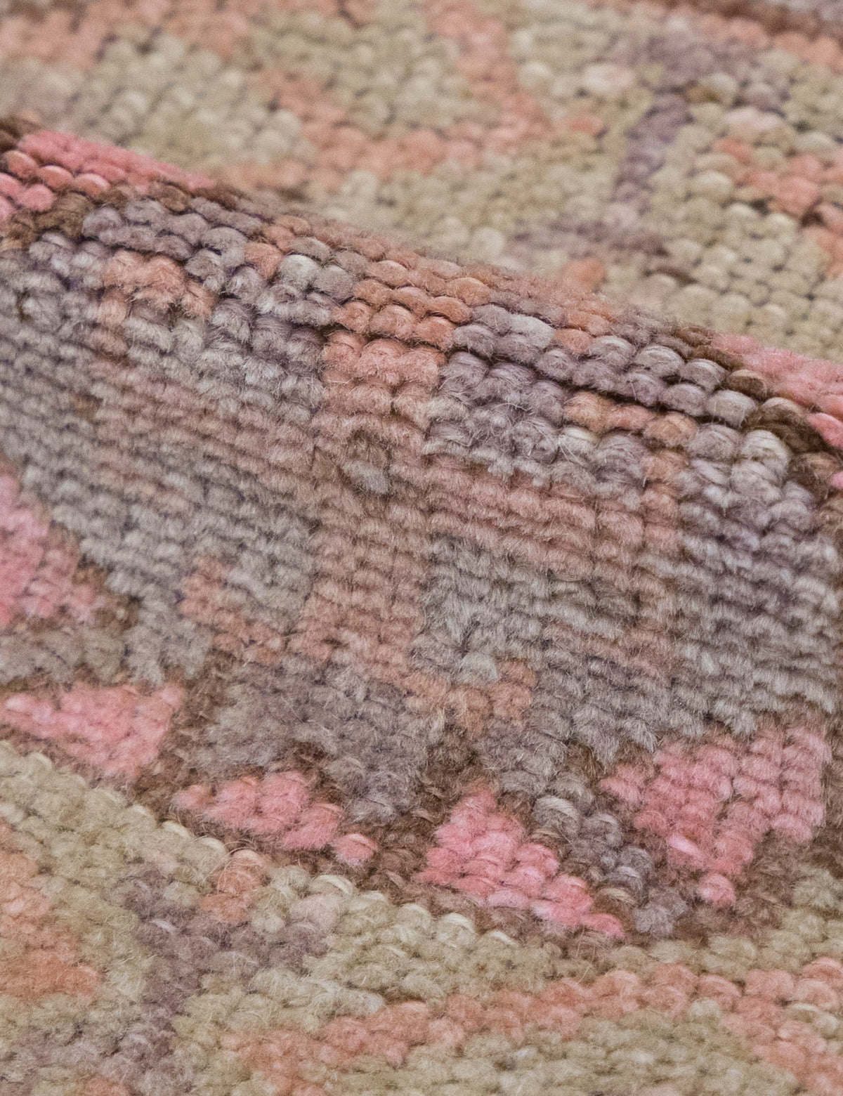 Vintage Turkish Hand-Knotted Wool Mini Rug No. 320, 1'9" x 3'1"