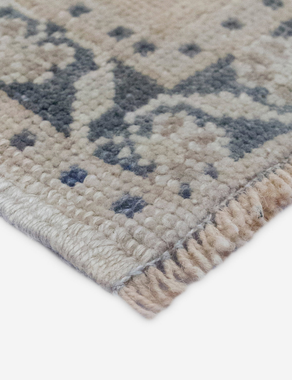 Vintage Turkish Hand-Knotted Wool Mini Rug No. 322, 1'8" x 3'2"