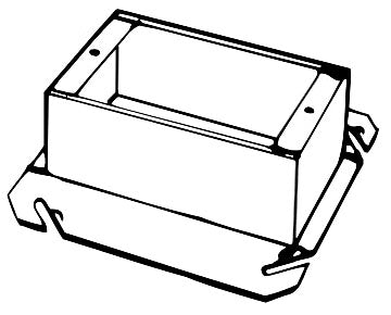4IN PVC CTD WALL CVR, 11 CUB IN GRY