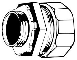 1-1/4INCH CONN,COMP.,RGD/IMC,STL