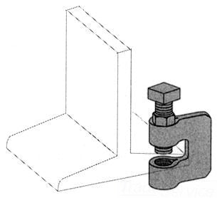 ALLIED TUBE AND CONDUIT PS-95-5/8-EG PS 95 CLAMP WITH LOCKNUT