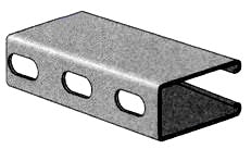 ALLIED TUBE AND CONDUIT PS-100-EH-20-PG PS 100 EH 1 5/8 IN. X 3 1/4 IN. X 12 GA. CHANNEL WITH 1 1/8 IN. X 9/16 IN. ELONGATED HOLES ON 2 IN. CENTERS