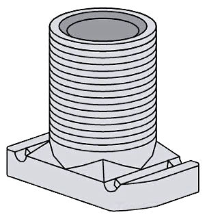 ALLIED TUBE AND CONDUIT PS-2625-1/2-EG PS 2625 WIRING STUD NUT 1/2 IN. CONDUIT SIZE 1 IN. THREAD LENGTH U.L. LISTED