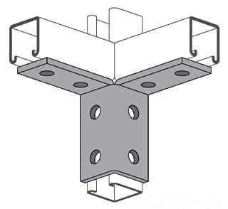 ALLIED TUBE AND CONDUIT PS-667-EG PS 667 EIGHT HOLE DOUBLE CORNER CONNECTOR