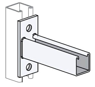 ALLIED TUBE AND CONDUIT PS-651-12-GR PS 651 REVERSIBLE STRUT BRACKET
