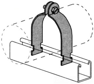 ALLIED TUBE AND CONDUIT PS-1200-10-1/8-EG PS 1200 O.D. TUBING CLAMP