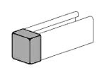 ALLIED TUBE AND CONDUIT PS-6153-4-RED PS 6153 SAFETY END CAP 1 USE WITH PS 100 2 USE WITH PS 200 AND PS 210 3 USE WITH PS 300 5 USE WITH PS 500