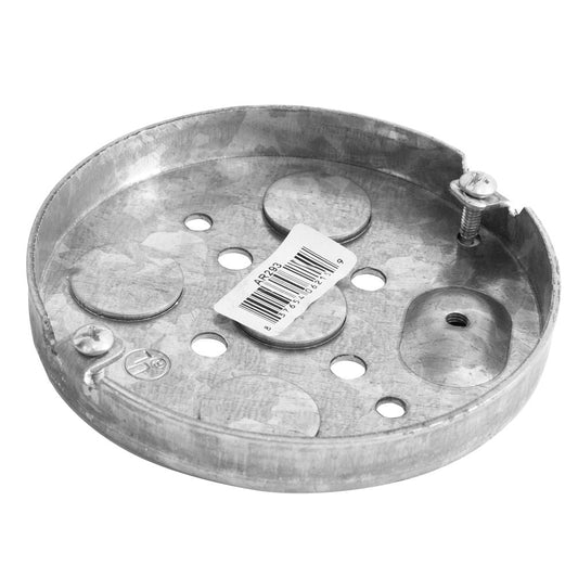 AMMO AR293 4IN ROUND CEILING PAN DRAWN 1/2IN DEEP FIVE 1/2IN KO