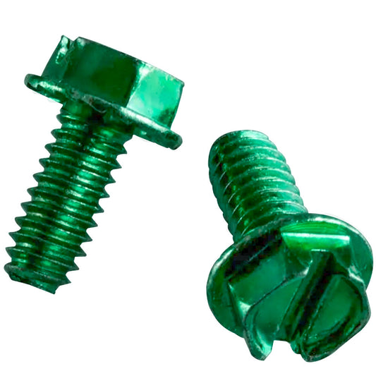 AR973 - 10-32 X 3/8" GREEN GROUND SCREW