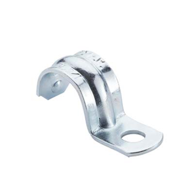 AROS-75 - 3/4 STRAPS EMT ONE HOLE CLICK ON - STEEL
