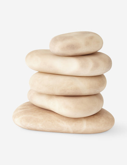 Alabaster River Rocks (Set of 5) by Ashley Childers