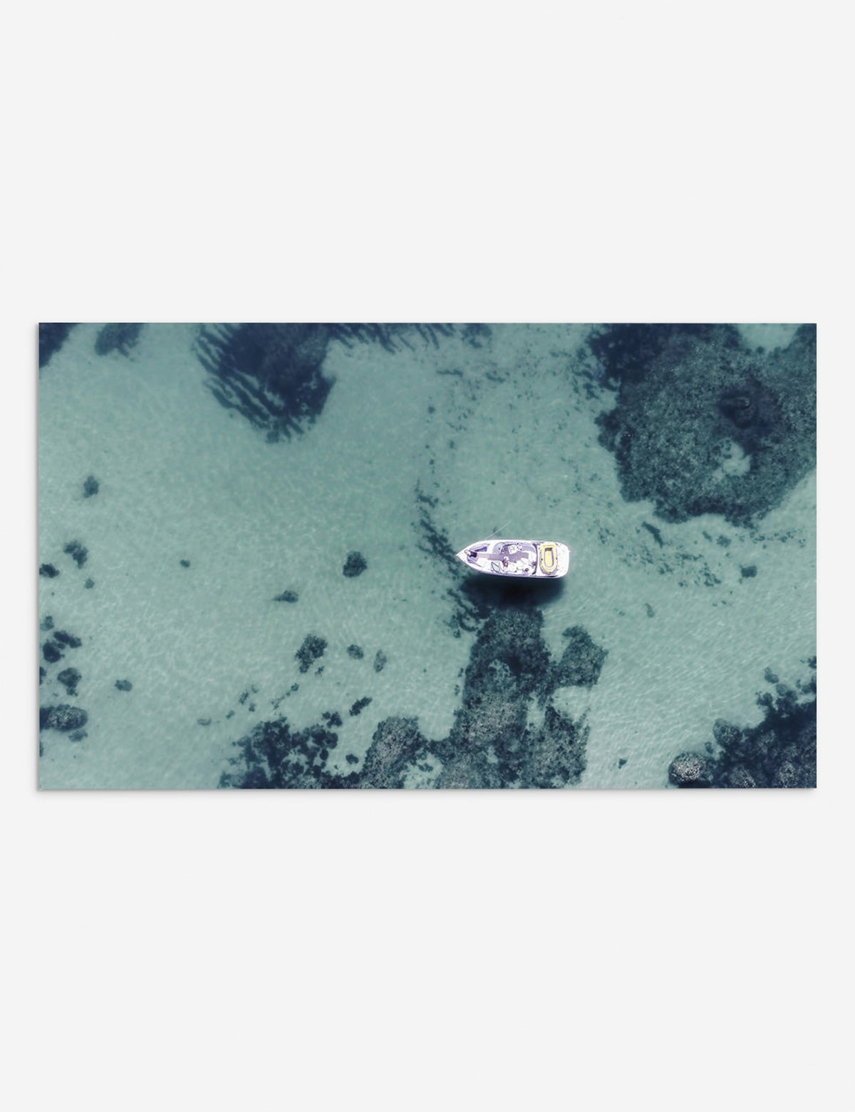 Aerial Ocean Bliss Photography Print by Ingrid Beddoes