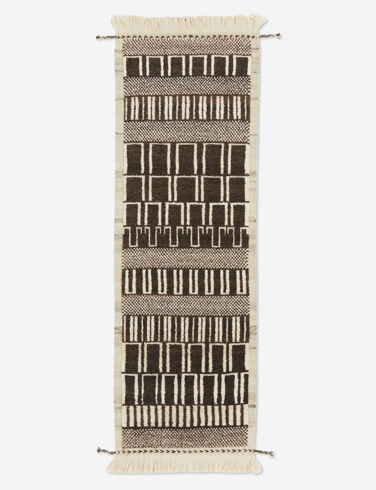 Allard Moroccan-Style Hand-Knotted Wool Rug
