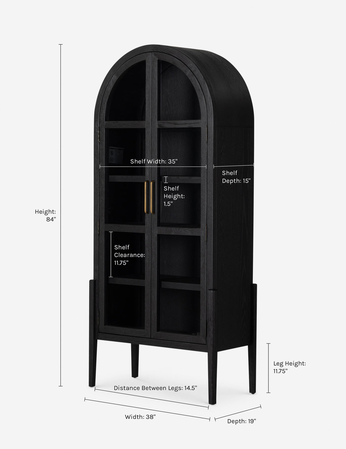 Apolline Curio Cabinet