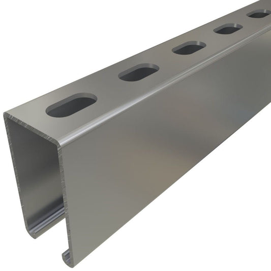 ALLIED TUBE AND CONDUIT PS-100-EH-10-PG PS 100 EH 1 5/8 IN. X 3 1/4 IN. X 12 GA. CHANNEL WITH 1 1/8 IN. X 9/16 IN. ELONGATED HOLES ON 2 IN. CENTERS