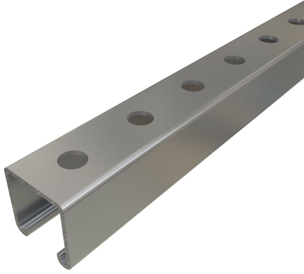ALLIED TUBE AND CONDUIT PS-200-H-10-PG PS 200 H 1 5/8 IN. X 1 5/8 IN. X 12 GA. CHANNEL WITH 9/16 IN. HOLES ON 1 7/8 IN. CENTERS