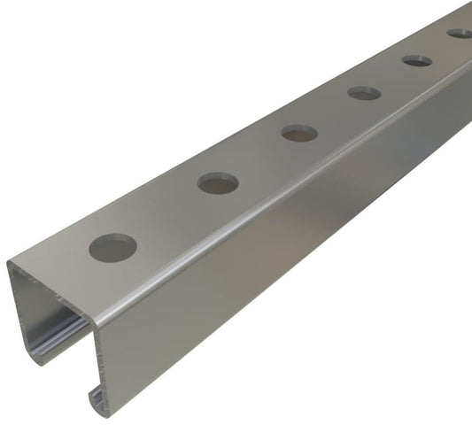 ALLIED TUBE AND CONDUIT PS-200-H-10-PG PS 200 H 1 5/8 IN. X 1 5/8 IN. X 12 GA. CHANNEL WITH 9/16 IN. HOLES ON 1 7/8 IN. CENTERS