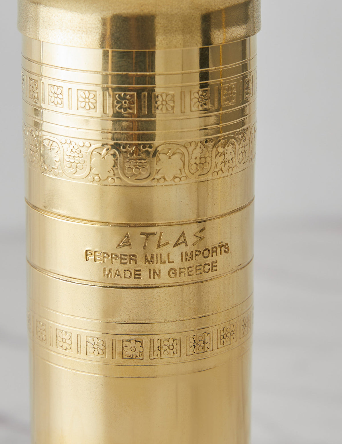 Atlas Brass Pepper Mill