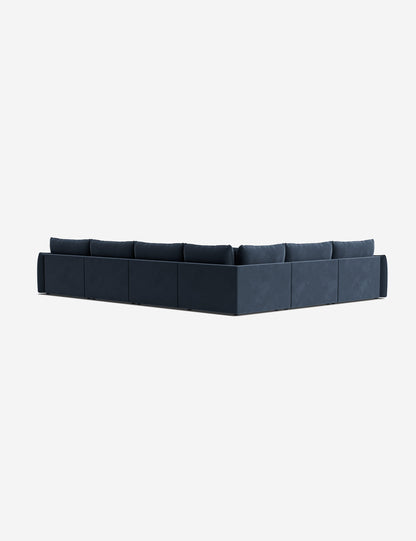 Balmer Modular Corner Sectional Sofa With Ottoman