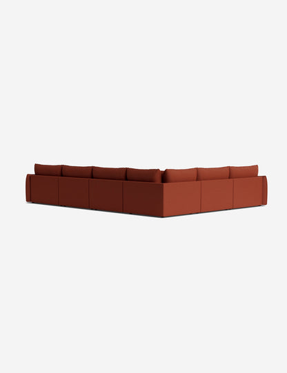 Balmer Modular Corner Sectional Sofa With Ottoman