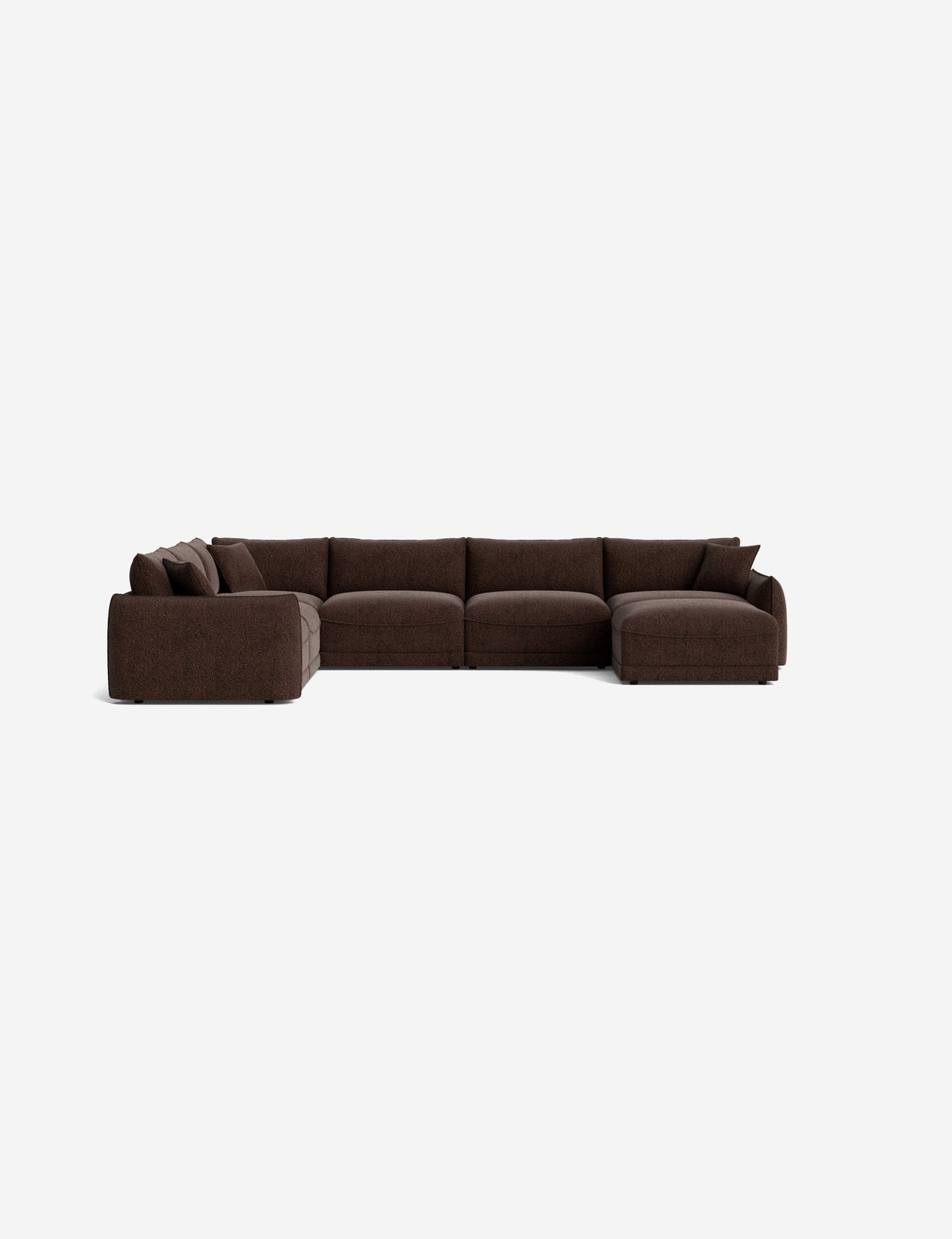 Balmer Modular Corner Sectional Sofa With Ottoman