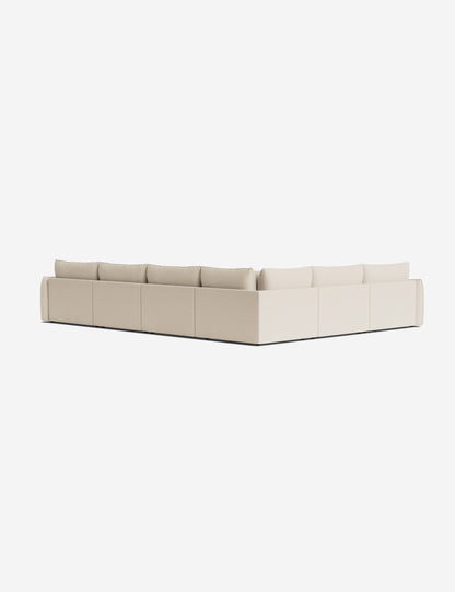 Balmer Modular Corner Sectional Sofa With Ottoman