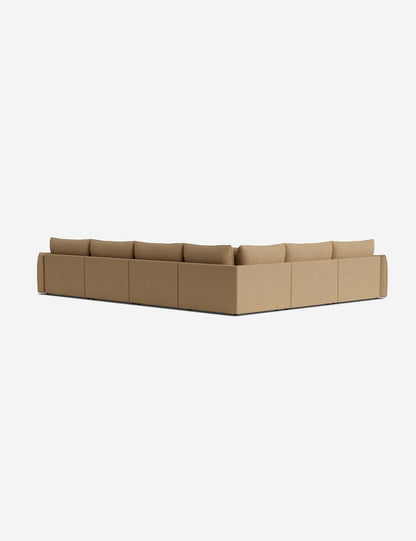 Balmer Modular Corner Sectional Sofa With Ottoman