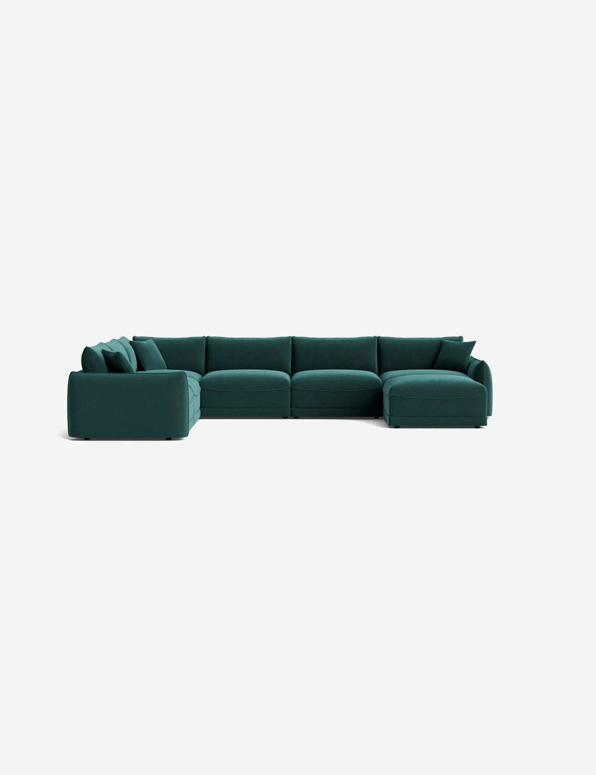 Balmer Modular Corner Sectional Sofa With Ottoman