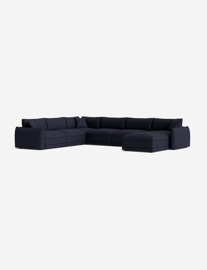 Balmer Modular Corner Sectional Sofa With Ottoman