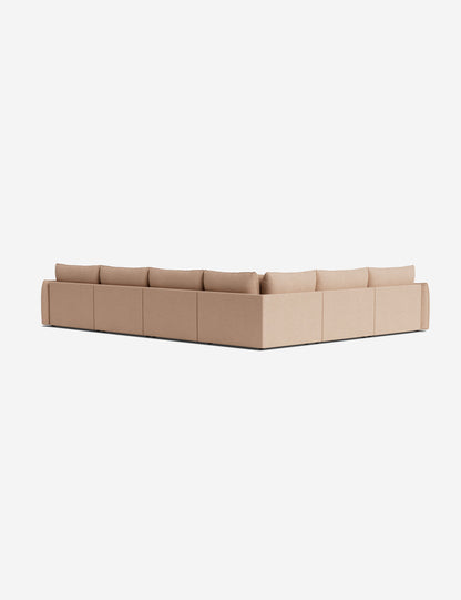 Balmer Modular Corner Sectional Sofa With Ottoman