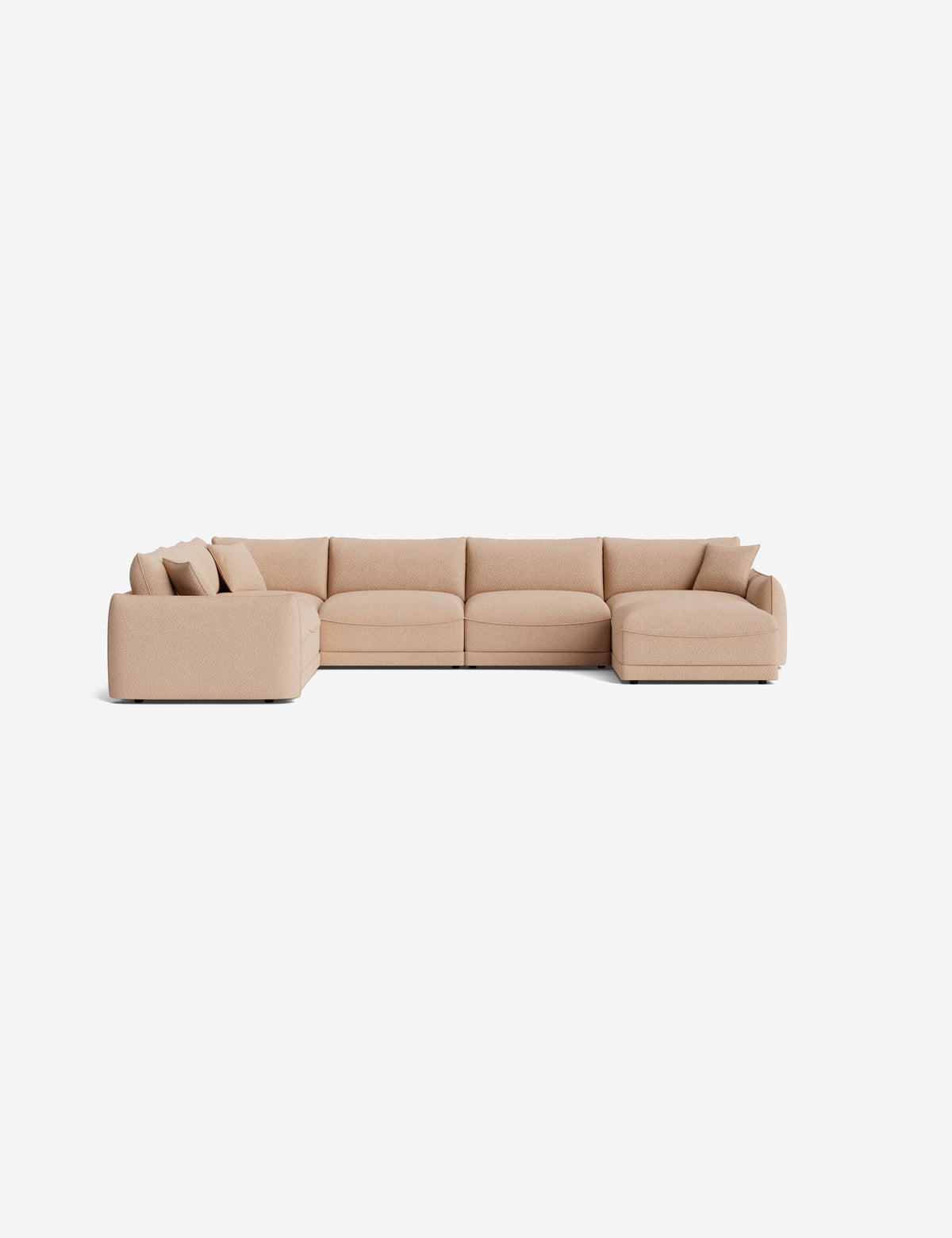 Balmer Modular Corner Sectional Sofa With Ottoman
