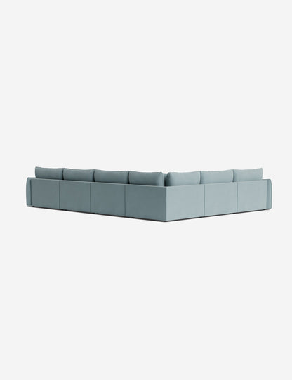 Balmer Modular Corner Sectional Sofa With Ottoman