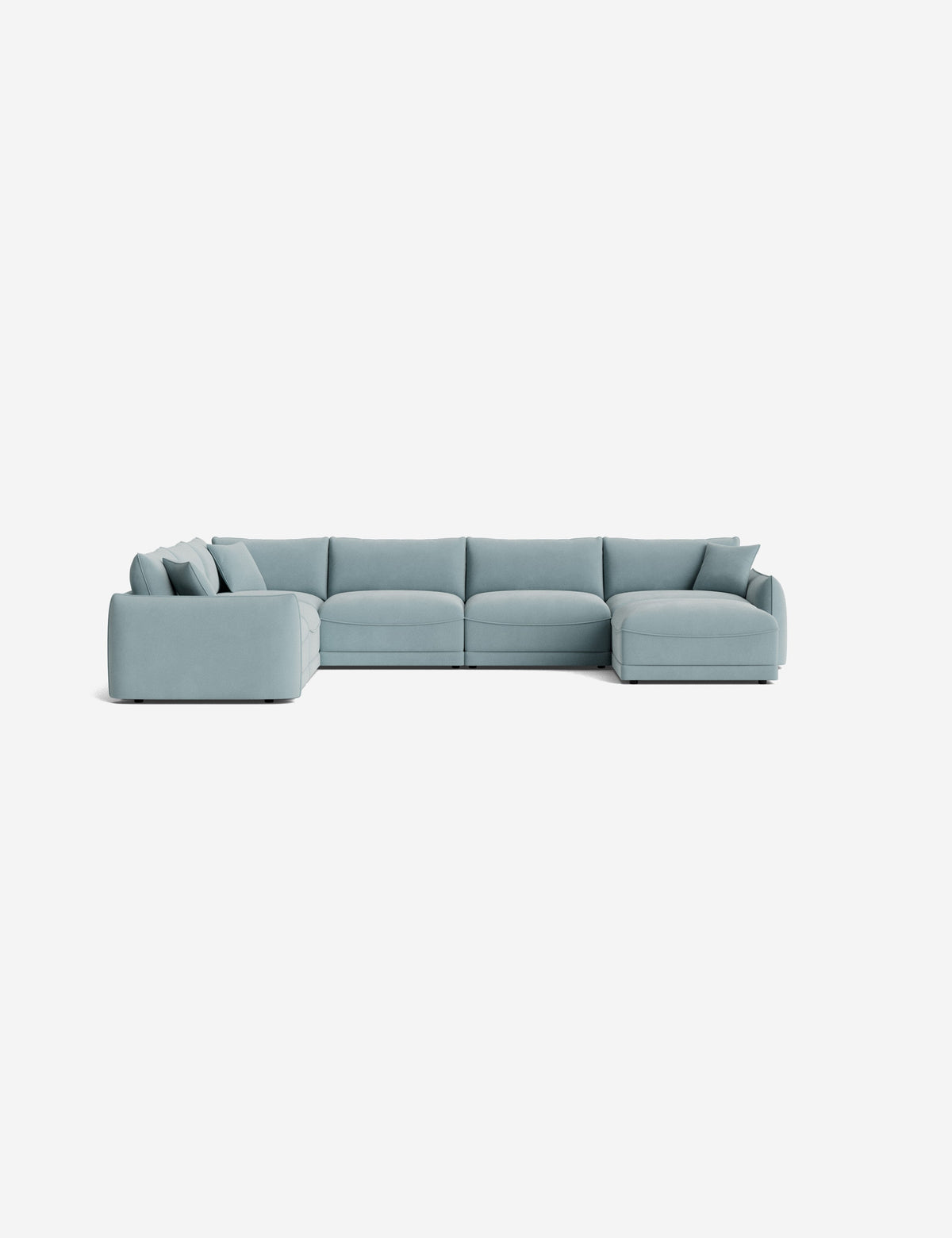 Balmer Modular Corner Sectional Sofa With Ottoman