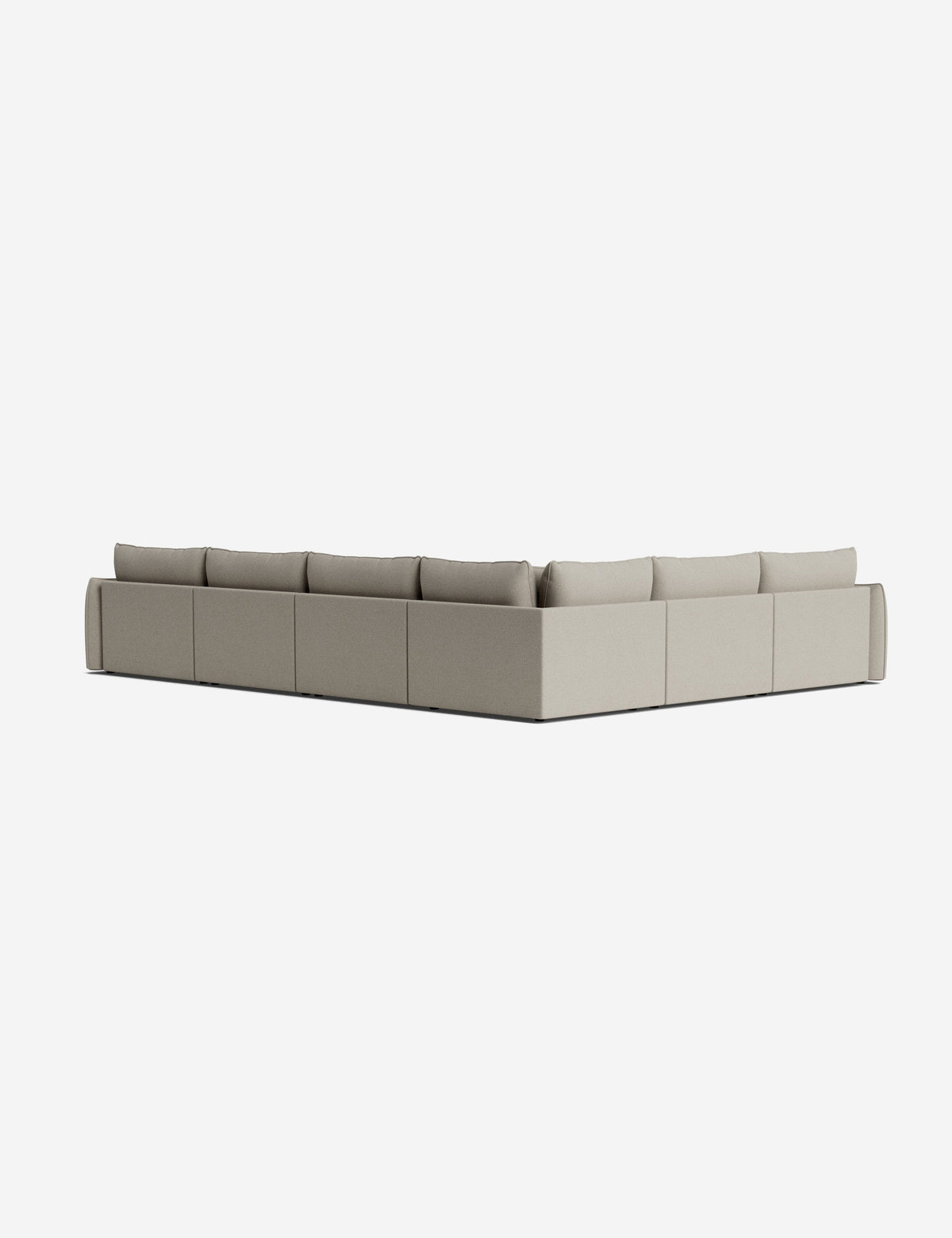 Balmer Modular Corner Sectional Sofa With Ottoman