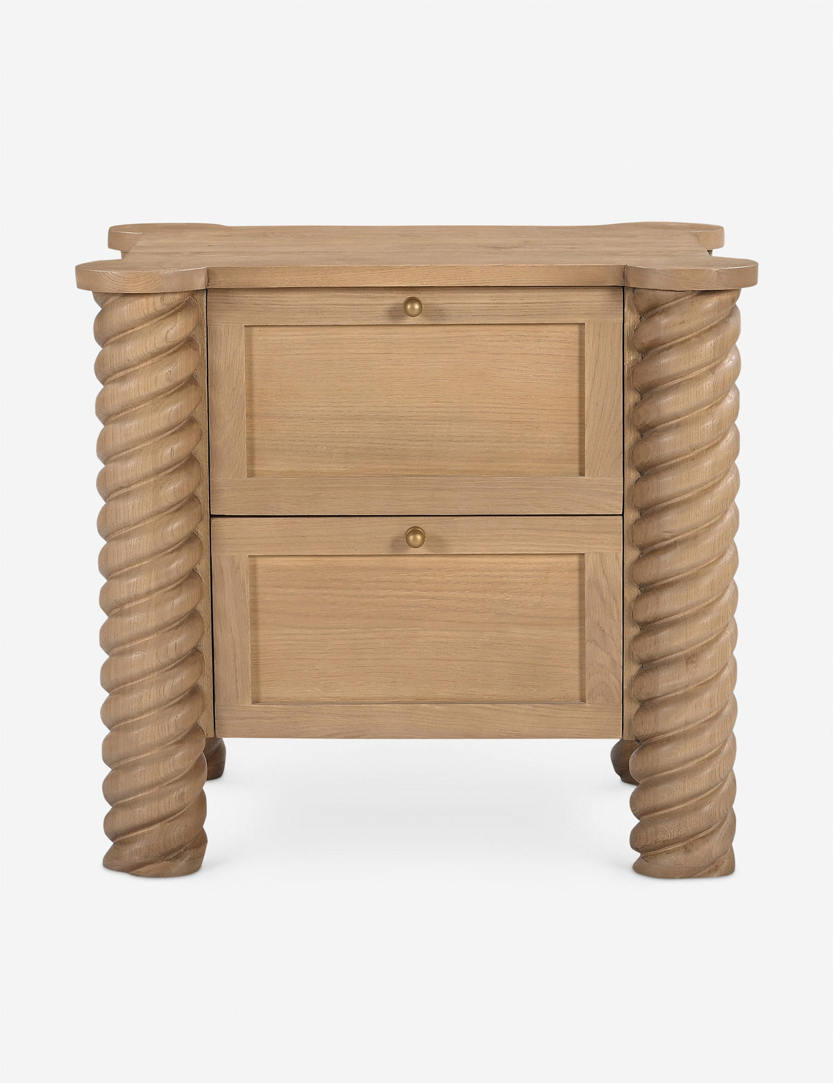 Treccia 2-Drawer Nightstand by Gillian Segal for Moe's