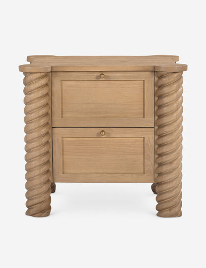Treccia 2-Drawer Nightstand by Gillian Segal for Moe's