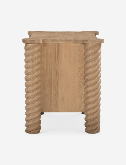 Treccia 2-Drawer Nightstand by Gillian Segal for Moe's