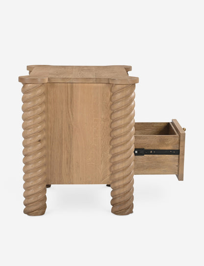 Treccia 2-Drawer Nightstand by Gillian Segal for Moe's
