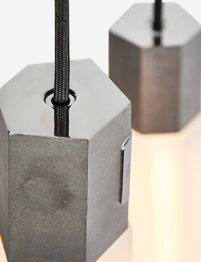 Tala Basalt 3-Light Pendant Light