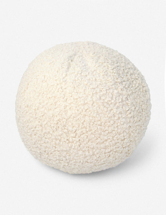 Bouclé Ball Pillow by Sarah Sherman Samuel