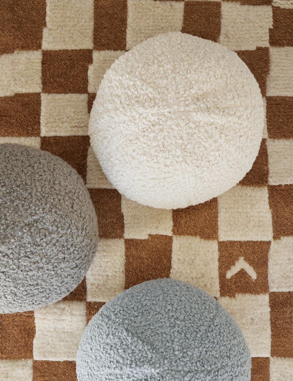 Bouclé Ball Pillow by Sarah Sherman Samuel