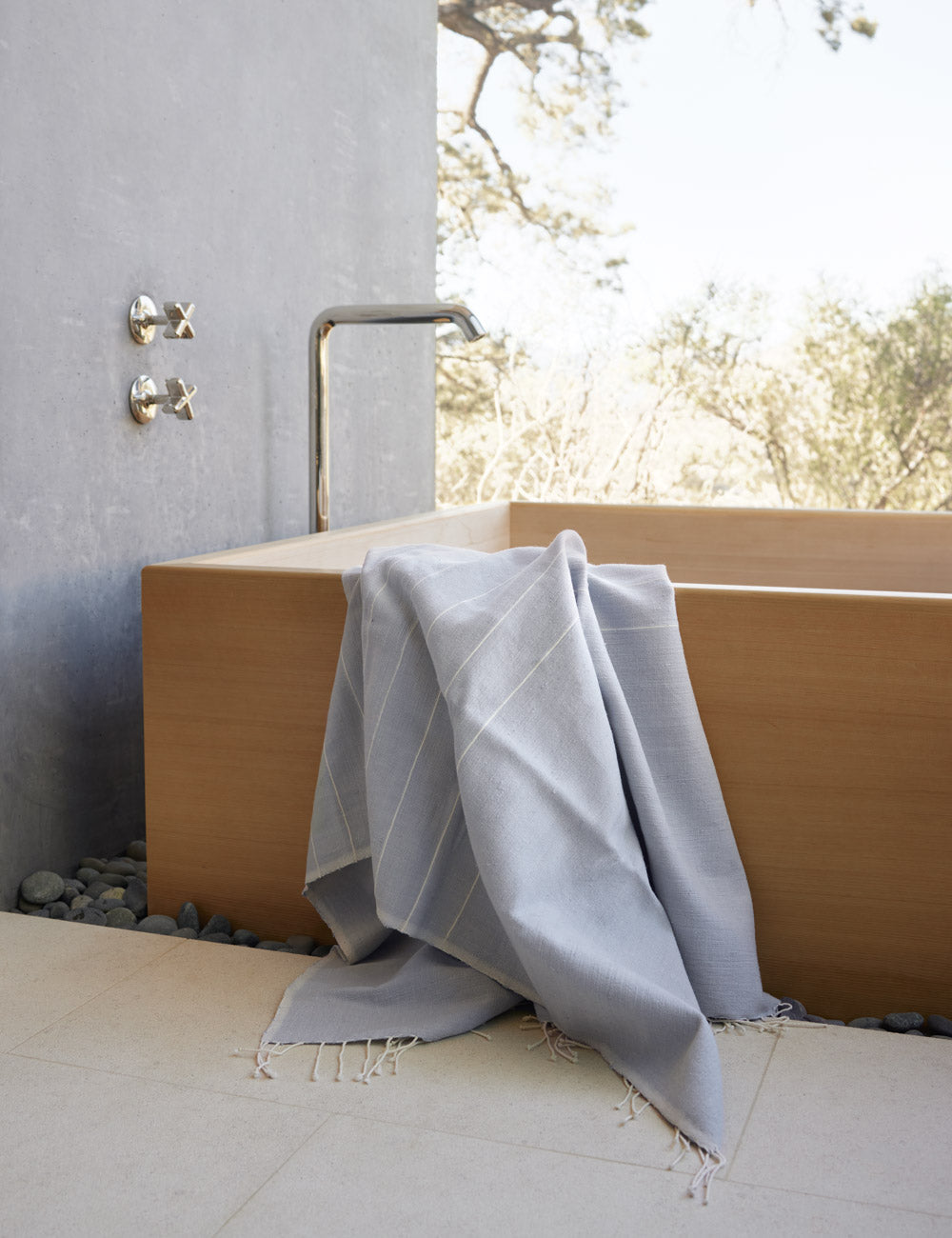 Melkam Bath Sheet by Bolé Road Textiles
